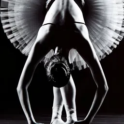 Home Centre Black & Grey Ballerine Wooden Printed MDF Wall Photo Frame image 5