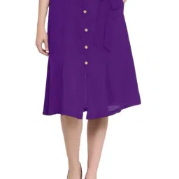 PATRORNA Purple Midi Skirt-picture-36