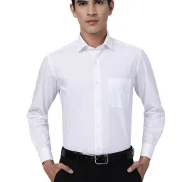 Greenfibre White Slim Fit Shirt-image-34