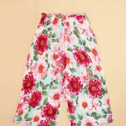 Pantaloons Junior Multicolor Cotton Floral Print Jumpsuit image 4