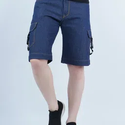 Moda Rapido Men Denim Outdoor Denim Shorts-image-93