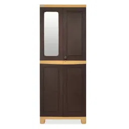 Nilkamal Freedom Cupboard FB1 with 1 mirror FLPWFREDFB1WBWNBIS-image-26