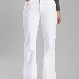 The Roadster Lifestyle Co. Women Bootcut Fit Mid-Rise Clean Look Non Stretchable Jeans-image-32