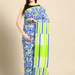 BUTA BUTI Floral Pure Cotton Saree-picture-13