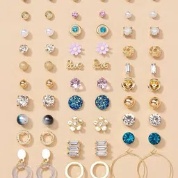 DressBerry Geometric Studs Earrings image 4