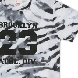 CHILINS Boys Printed Round Neck T-shirt image 4