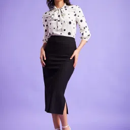 Fablestreet Off-White Printed Top image 5