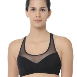 Triumph Black Lace Racerback Padded Wireless Fashion Bra-image-53