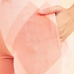 Sweet Dreams Peach Printed Track Suit image 5