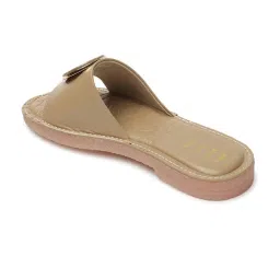 Elle Women's Beige Casual Sandals image 5