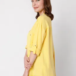 Vero Moda Yellow Relaxed Fit Shirt image 3