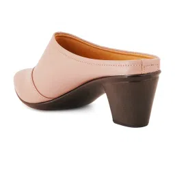 Elle Women's Peach Mule Shoes image 5