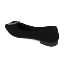 Elle Women's Black Flat Ballets image 5