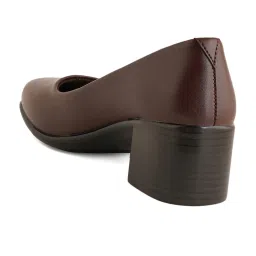 Elle Women's Brown Casual Pumps image 5