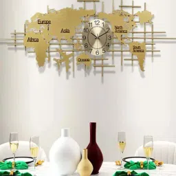 The Art House Gold Metal Clock-picture-24