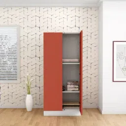 Godrej Interio Slimline 2 Door Steel Almirah, (1 Year Warranty, Tex Terracotta Color)-picture-11