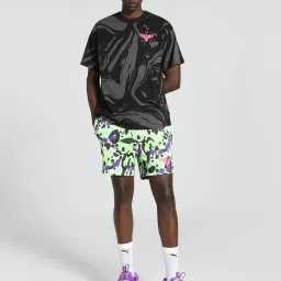 Puma MELO x TOXIC Black Regular Fit Printed Sports T-Shirt image 5