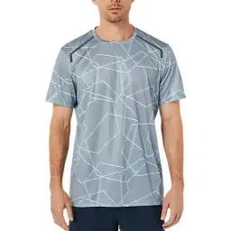 Asics Light Grey Printed T-Shirt-picture-30
