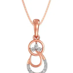 Joyalukkas 18k Gold & Diamond Pendant with Chain for Women-picture-25