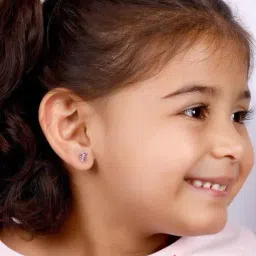 GIVA 92.5 Sterling Silver Floral Crescent Moon Earrings for Kids-picture-40
