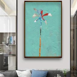 The Art House Abstract Multicolor Canvas Painting-picture-0