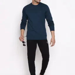 Van Heusen Athleisure Regular Fit Ultra Soft Crew Neck Solid Sweatshirt - Teal image 5