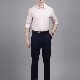 Allen Solly Light Pink Slim Fit Shirt image 5