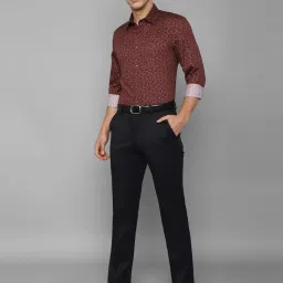 Louis Philippe Gods & Kings Brown Cotton Regular Fit Printed Shirt image 5