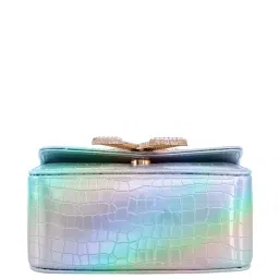 Esbeda Multicolor Textured Small Sling Handbag image 5