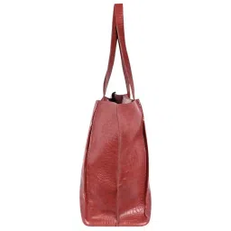 Bagsy Malone Red Textured Large Tote Handbag image 5