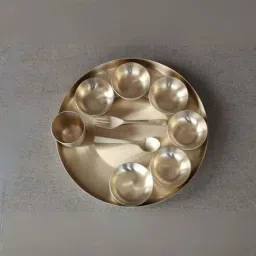 Indian Bartan Bronze Kansa Dinner Sets image 3