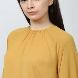 Van Heusen Yellow Regular Fit Top image 5