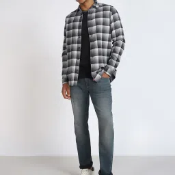 Lee Black Slim Fit Check Shirt image 5