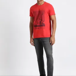 Lee Bruce Charcoal Skinny Fit Lightly Washed Jeans image 5