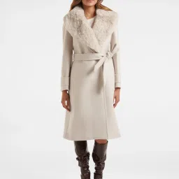 Forever New Cream Trench Coat image 1