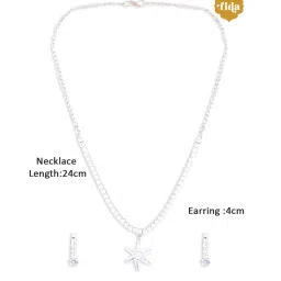 Fida Ethnic Classic White Jewellery Set image 5