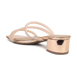 Inc.5 Women's Rose Gold Casual Sandals image 5