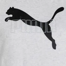 Puma  Grey Printed Sweatshirt image 5