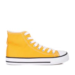 London Rag Women's Yellow Ankle High Sneakers image 1
