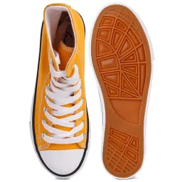 London Rag Women's Yellow Ankle High Sneakers image 3