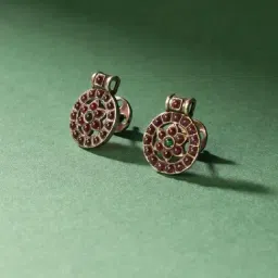 Fabindia Women Silver Stud Earrings-image-42