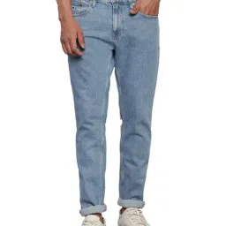 Tommy Hilfiger Dark Blue Cotton Slim Fit Jeans-image-37