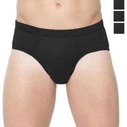 Ramraj Black Combed Cotton Solid Slim Fit Briefs-picture-44