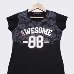 NINS MODA Kids Black Printed Top-picture-14