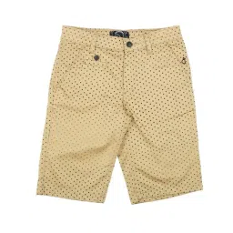 Gini & Jony Kids Beige Printed Bermuda image 1