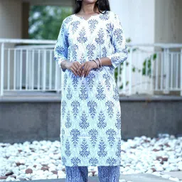 Pjyot by surhi Women Ethnic Motifs Printed Indie Prints Kurta-picture-16