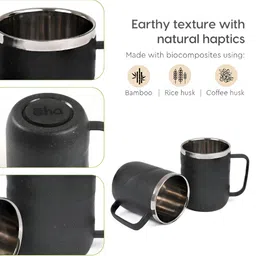 eha 4 Pieces Textured Matte Mugs image 3