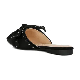 London Rag Women's Black Mule Shoes image 5