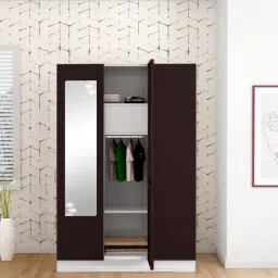 Godrej Interio Slimline 3-Door Steel Almirah, ShellWine Red (1-Year Warranty, 1 Locker, 2 Drawers)-picture-36