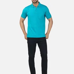 ALARM Men Polo Collar Pockets T-shirt-picture-18